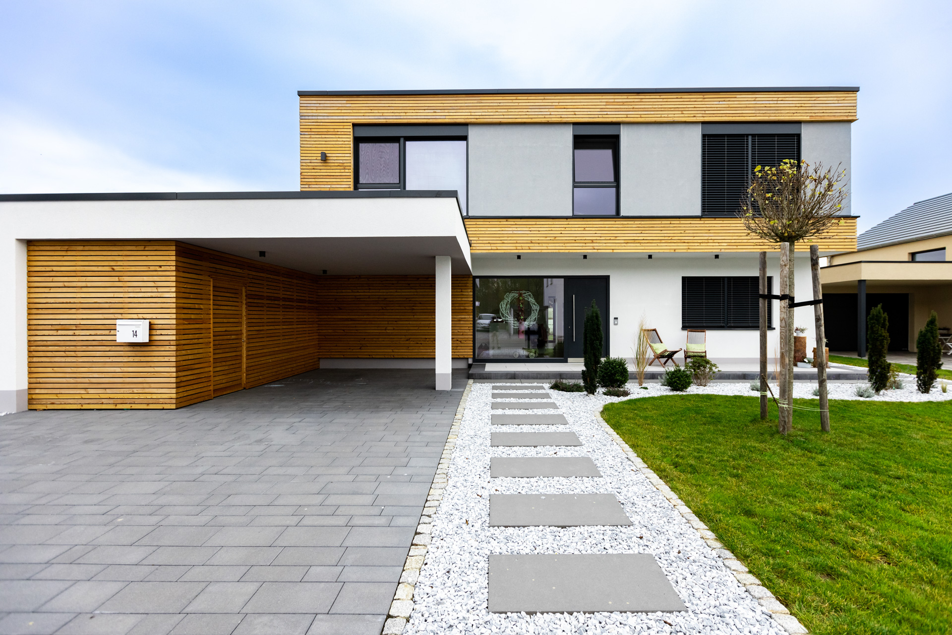 Einfamilienhaus Großdeuben Einfahrt