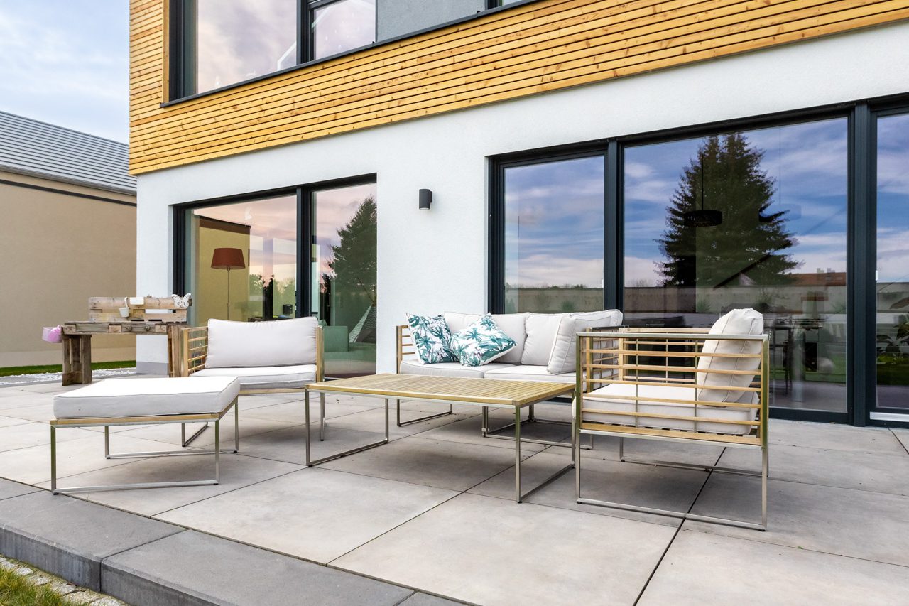 Einfamilienhaus Großdeuben Terrasse