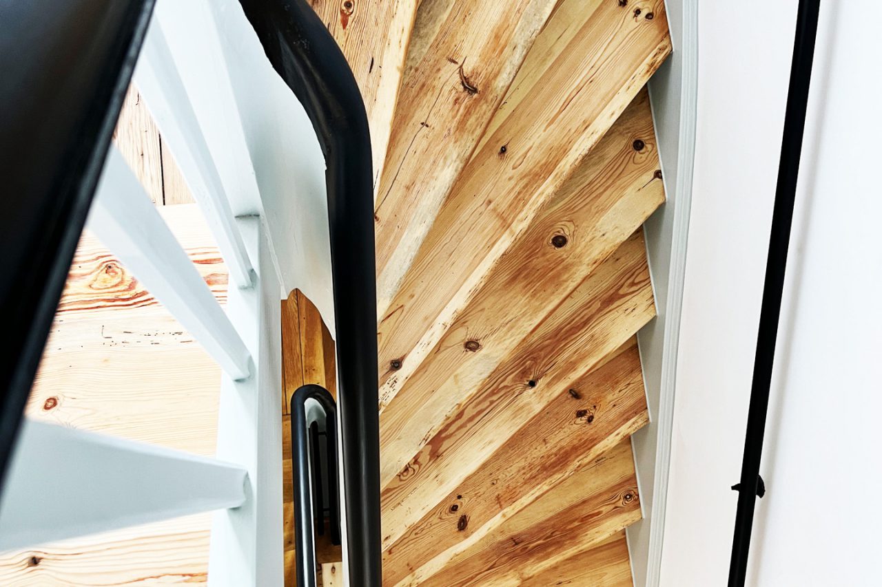 Denkmalgeschützte Doppelhaushälfte - Treppenhaus